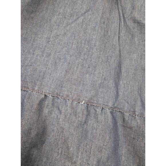 Eighty Eight Premium Dark Chambray Denim Long Sleeve Dress Plus Size 3X - Picture 4 of 4